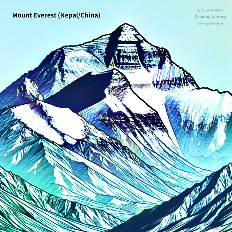 1. Mount Everest (Nepal/China)