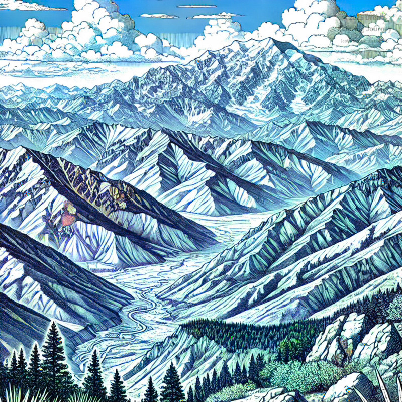 15. Mongolian Altai Mountains