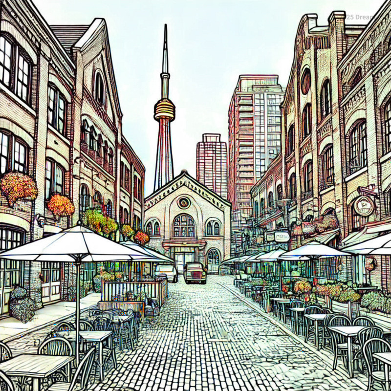 16. Distillery District, Toronto