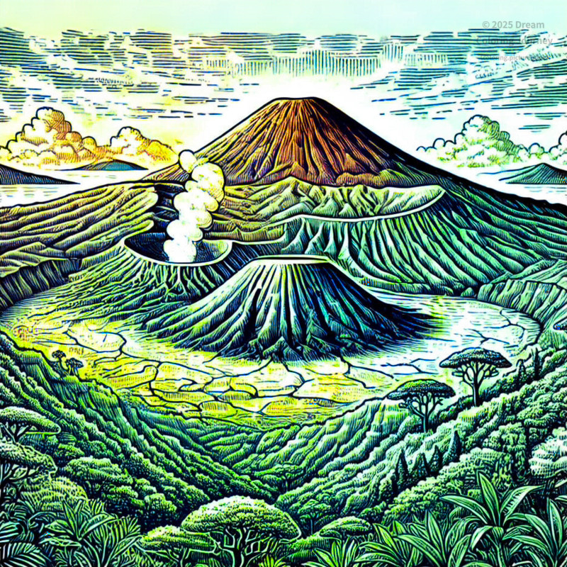 16. Mount Tambora in Sumbawa