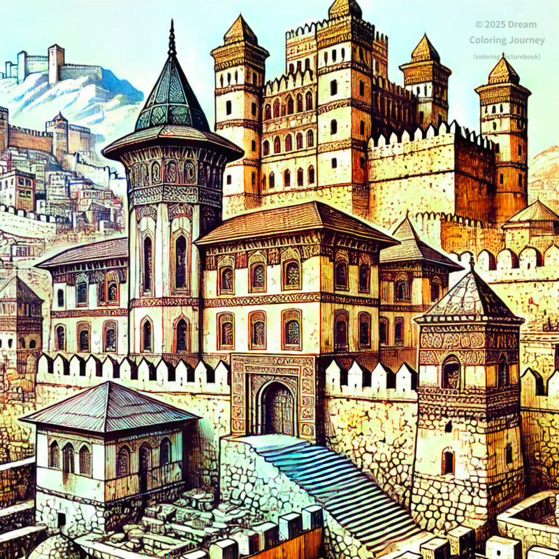 16. Fasil Ghebbi in Gondar