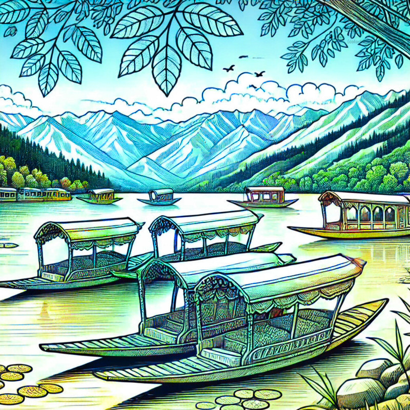 16. Shikara Boats, Kashmir