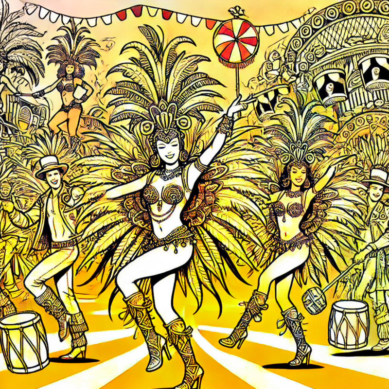 16. Brazilian Samba Dancers