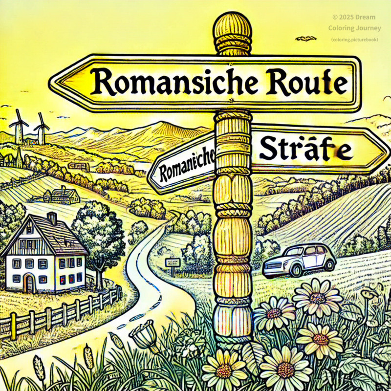 17. Romantic Road Sign