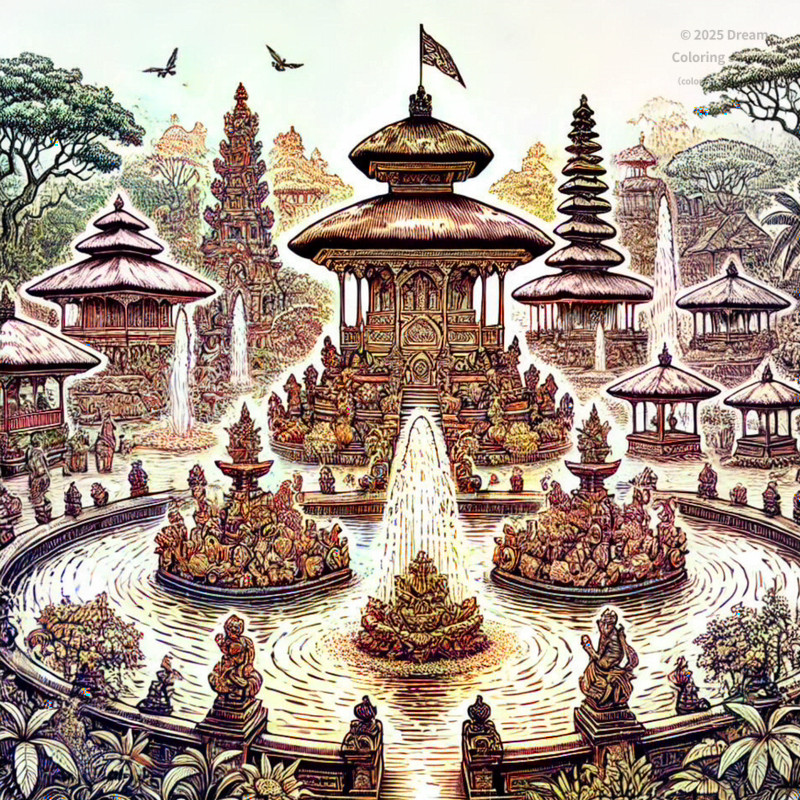 18. Tirta Gangga Water Palace in Bali