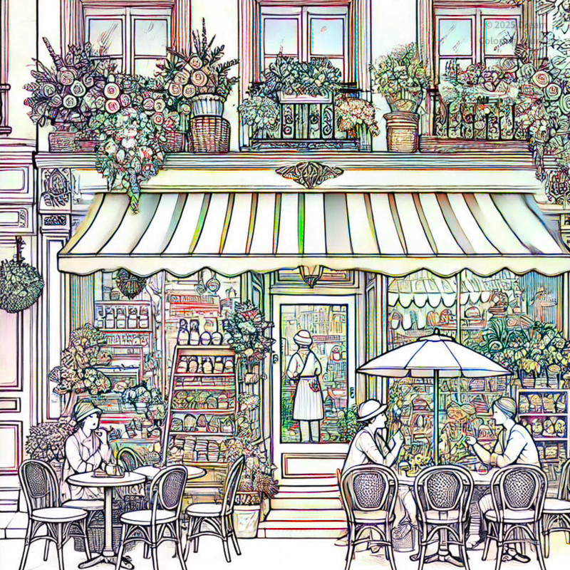 18. Paris Flower Shops and Cafés