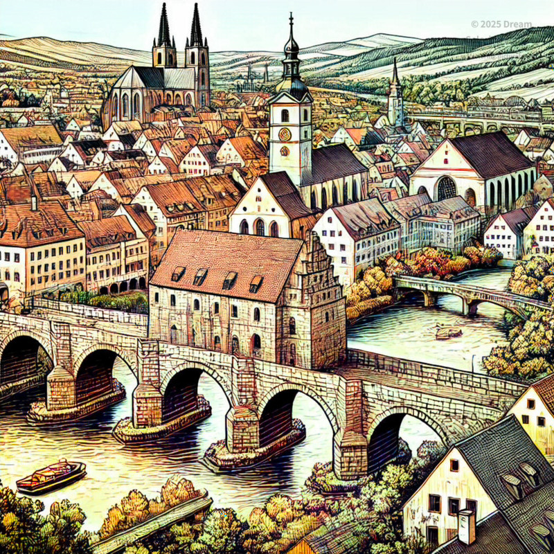 19. Old Stone Bridge (Regensburg)
