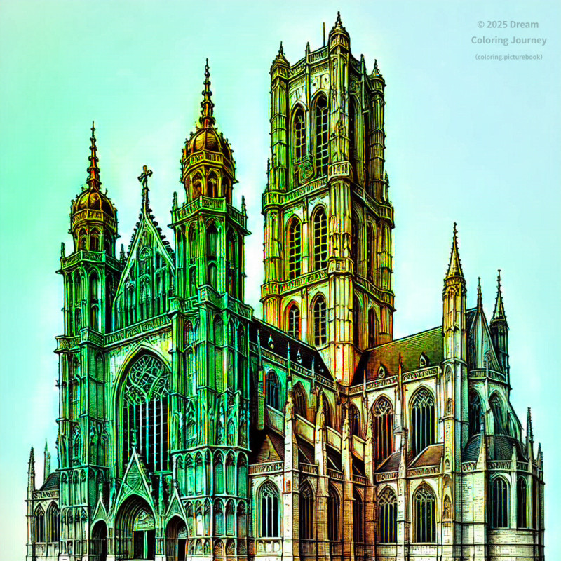 19. Mechelen's St. Rumbold's Cathedral