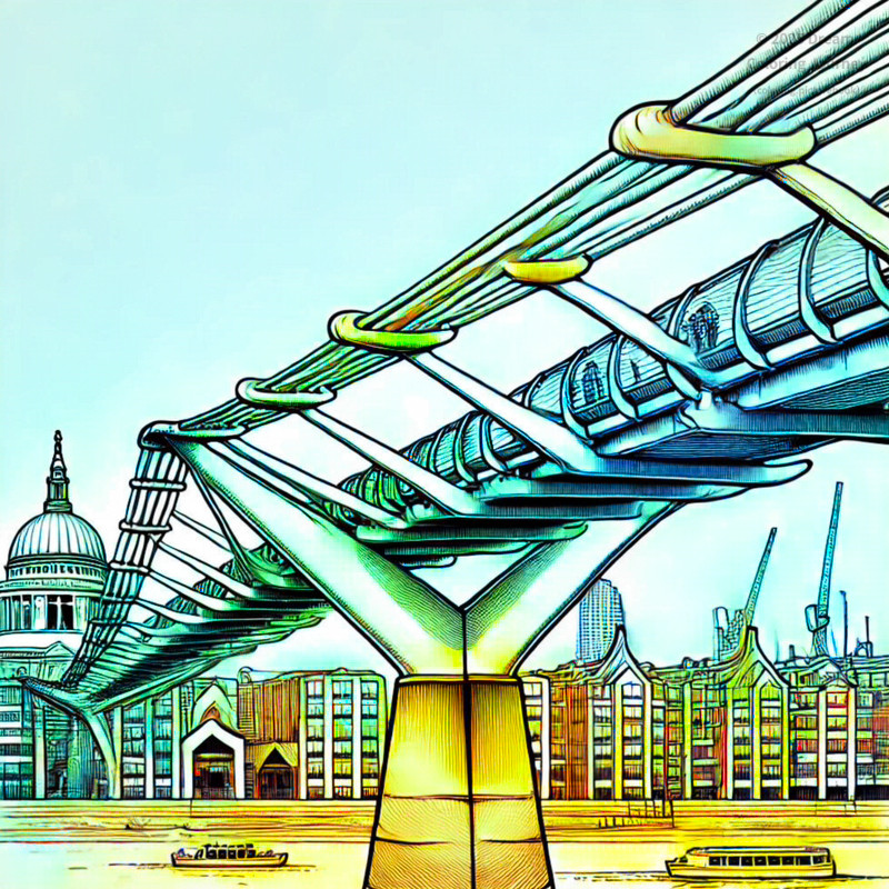 19. Millennium Bridge (UK)