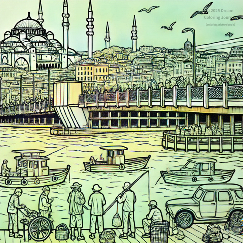 20. Galata Bridge, Istanbul