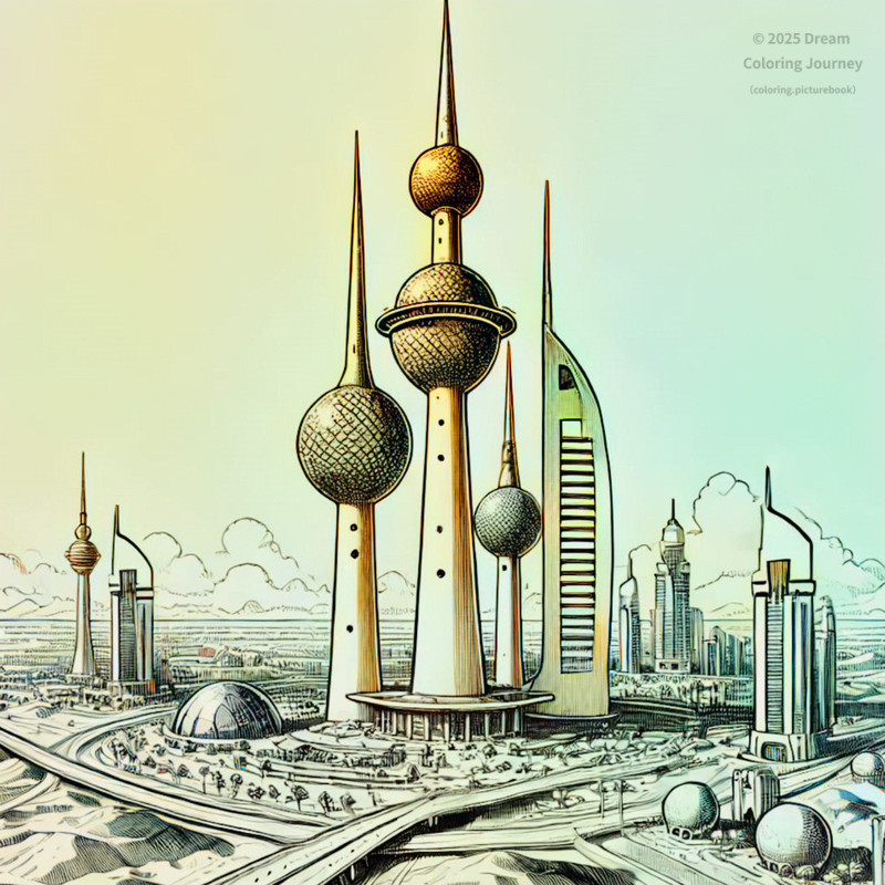 21. Kuwait Towers