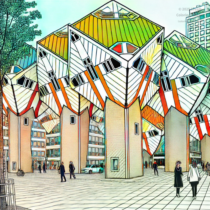 21. Cube Houses, Rotterdam