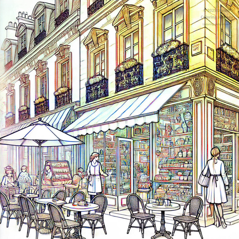 21. Paris Boutiques and Cafés