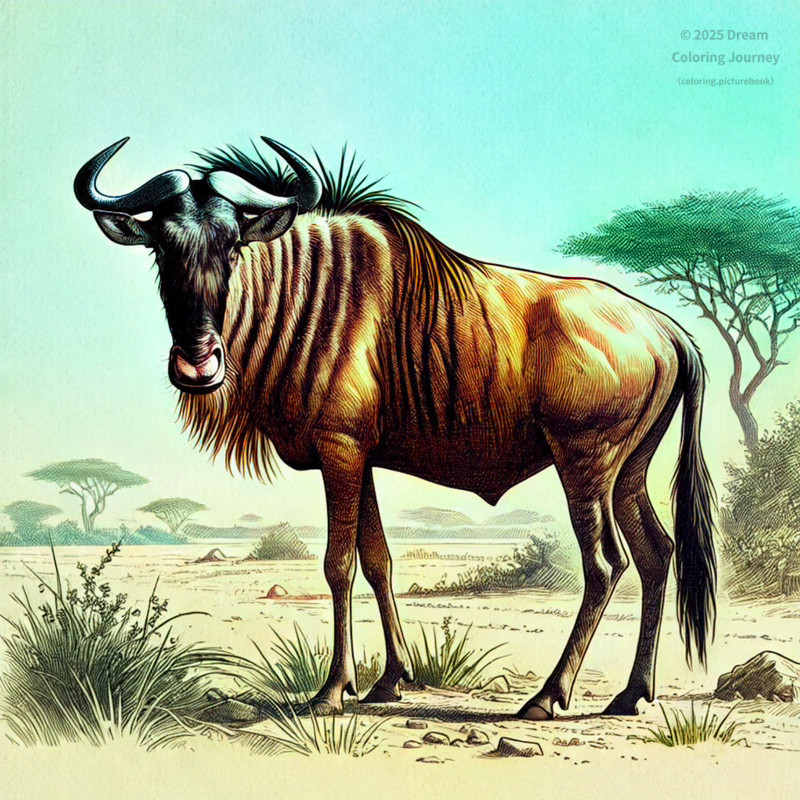 22. Wildebeest