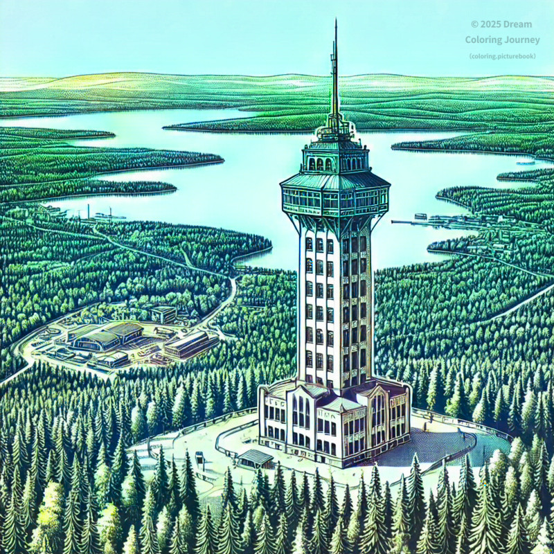 22. Puijo Tower in Kuopio