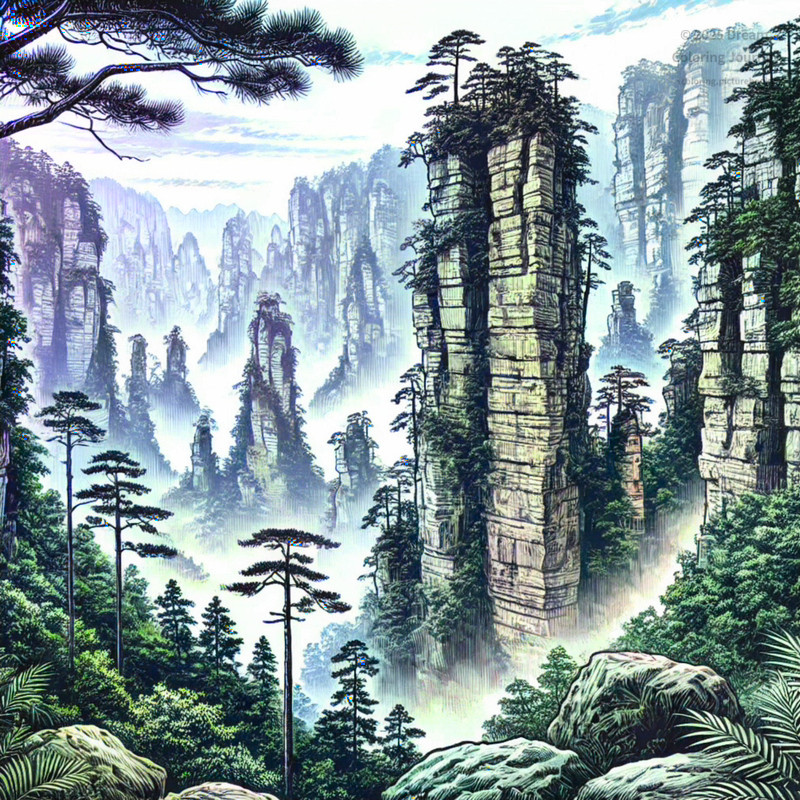22. Zhangjiajie National Forest Park