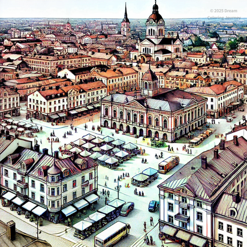 23. Market Square in Oulu