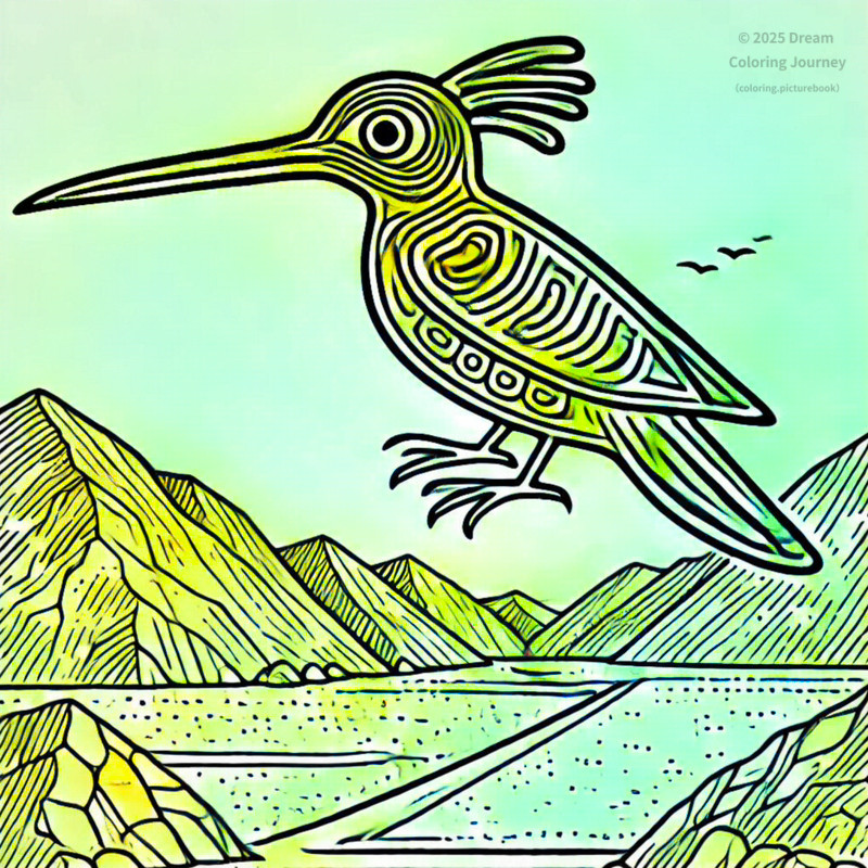 23. Bird with Long Beak