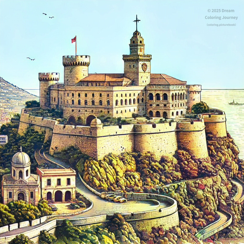 24. Fortress of Le Rocher