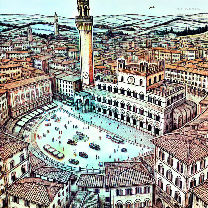 24. Siena's Piazza del Campo
