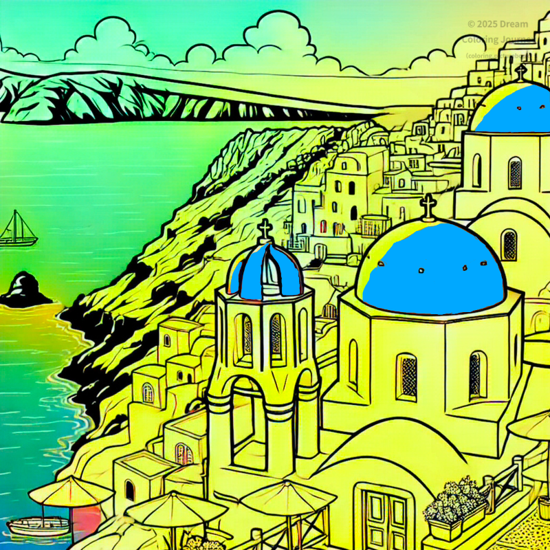 2. Blue-domed Churches of Santorini