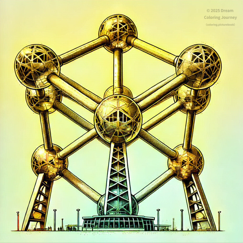 2. Atomium, Brussels