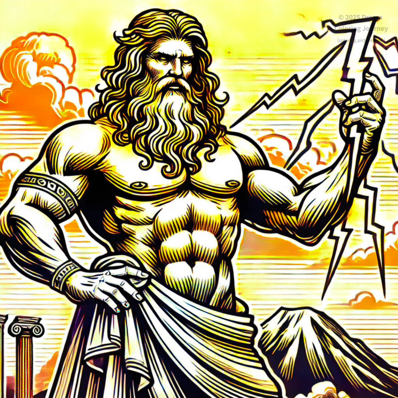 2. Zeus from Greek mythology