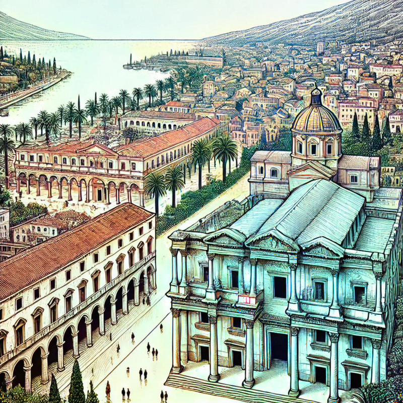 2. Diocletian's Palace in Split