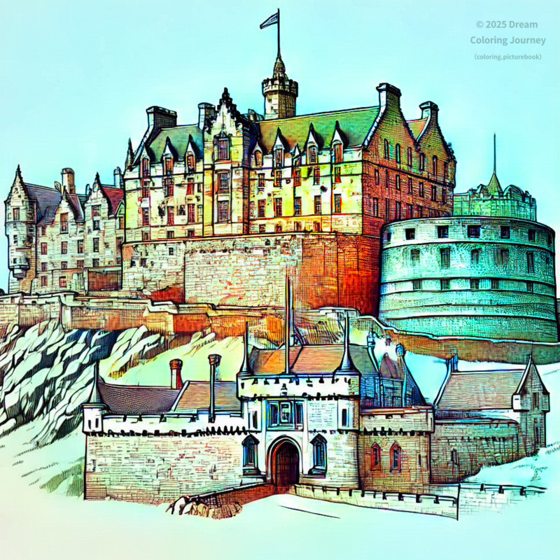 2. Edinburgh Castle (Scotland)