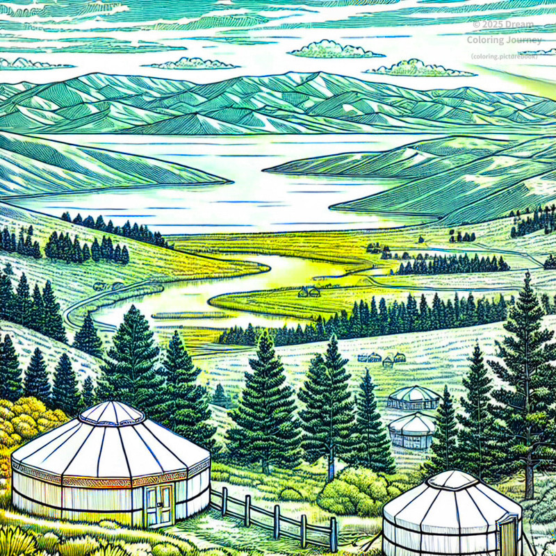 2. Lake Terkhiin Tsagaan