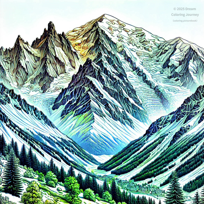 3. Mont Blanc in Chamonix
