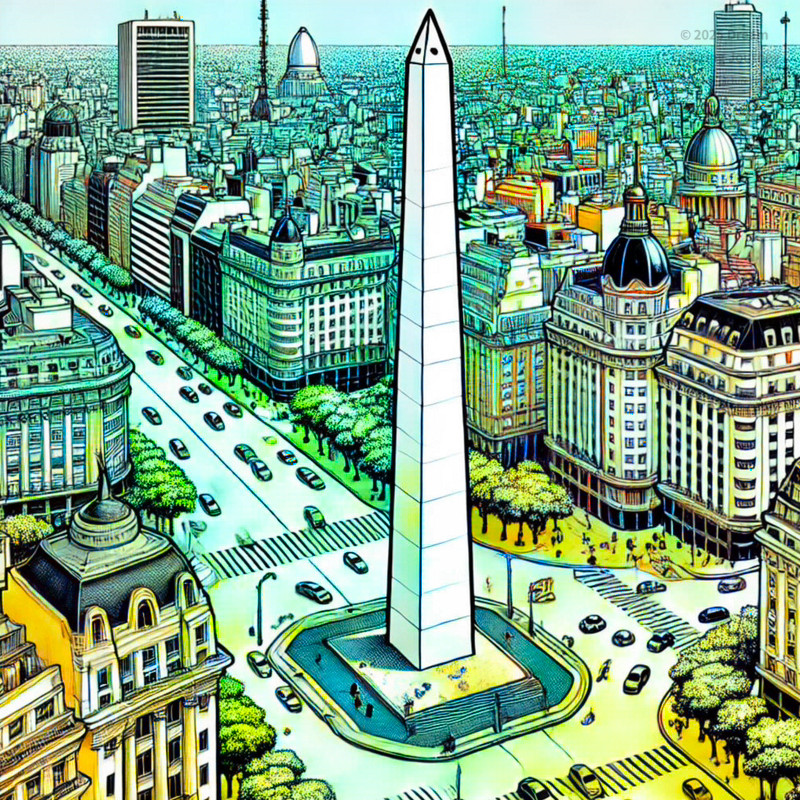 3. Obelisk of Buenos Aires