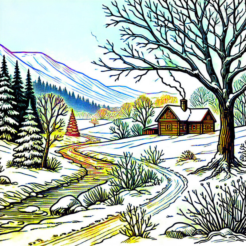 4. Winter Snow Scenery