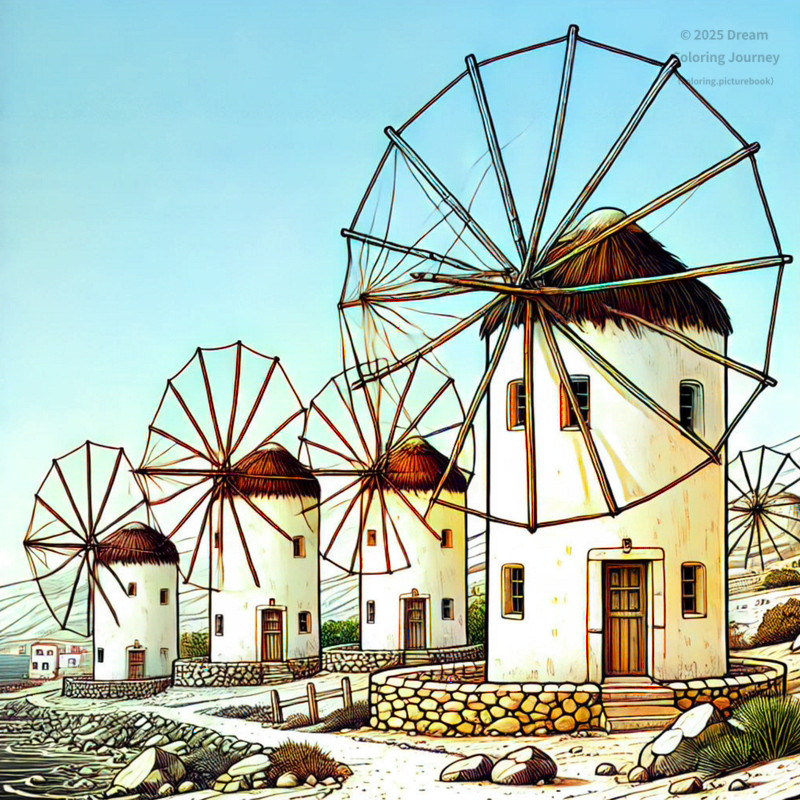 4. Windmills of Mykonos