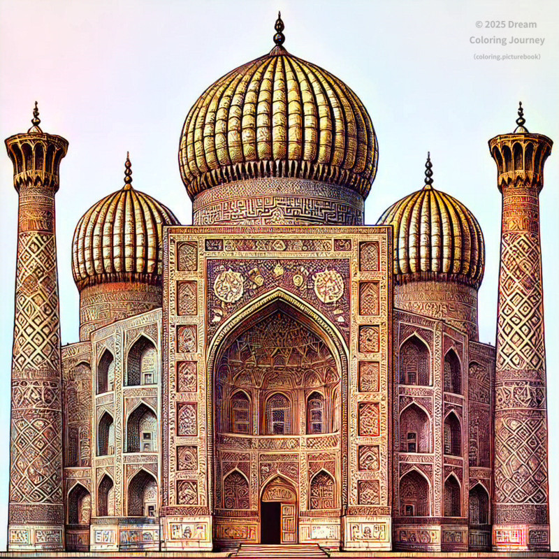 4. Gur-e-Amir Mausoleum (Samarkand)