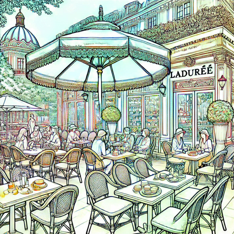 4. Ladurée Terrace