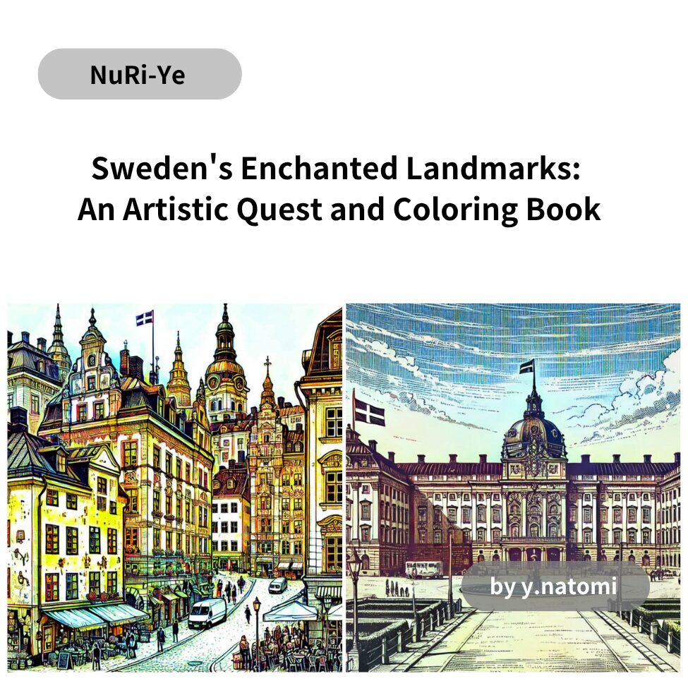 Sweden's Enchanted Landmarks: An Artistic Quest and Coloring Book