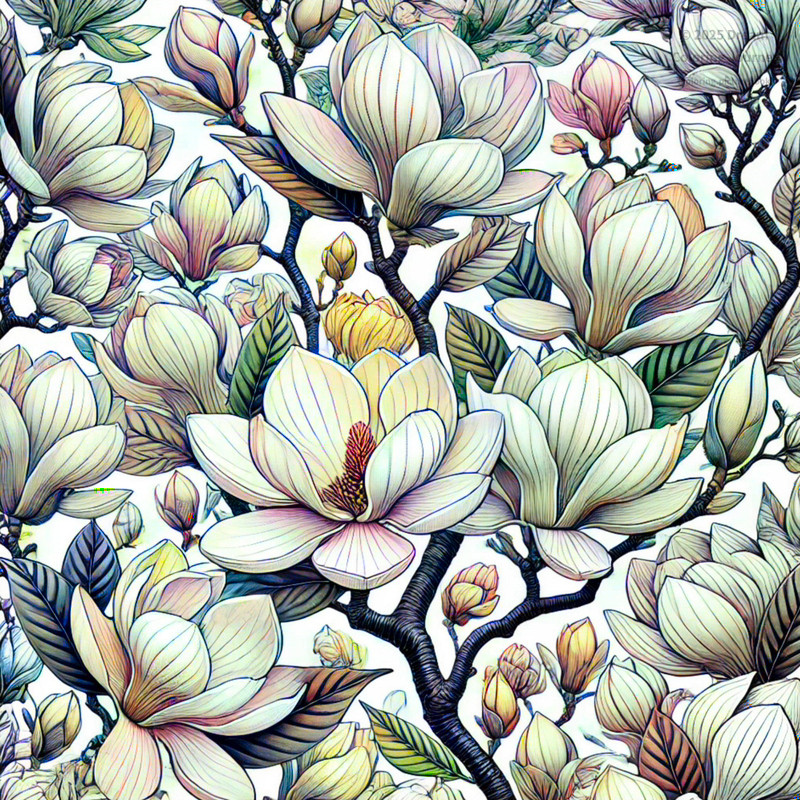 6. Magnolia Blossoms