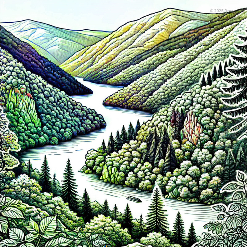 6. Uvac Canyon with Meandering River