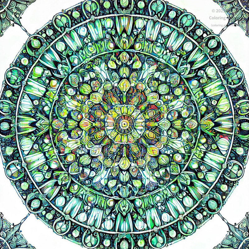 6. Glass Craft Kaleidoscope