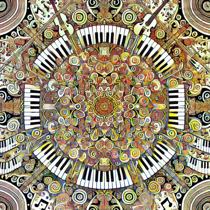 7. Music Motif Kaleidoscope