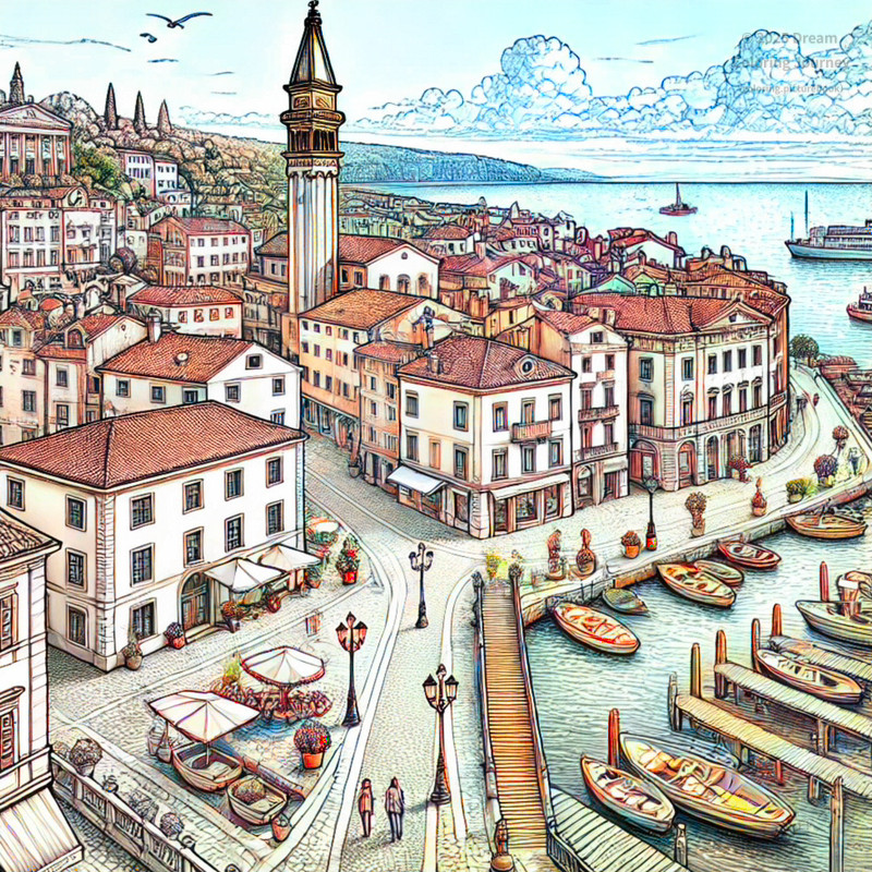 8. Piran Old Town