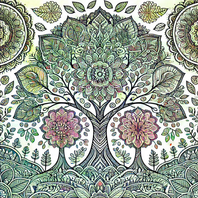 8. Tree Mandala