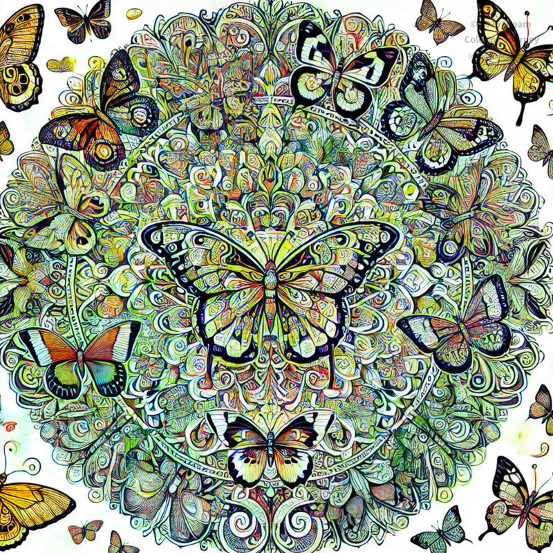 9. Butterfly Mandala