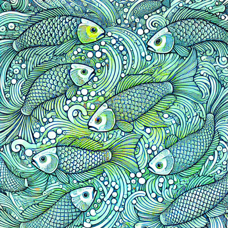 10. School of Fish Kaleidoscope