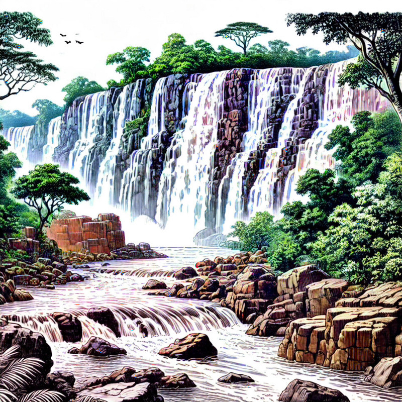10. Bui Waterfalls