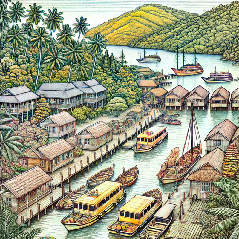 10. Vava'u Islands Port Town