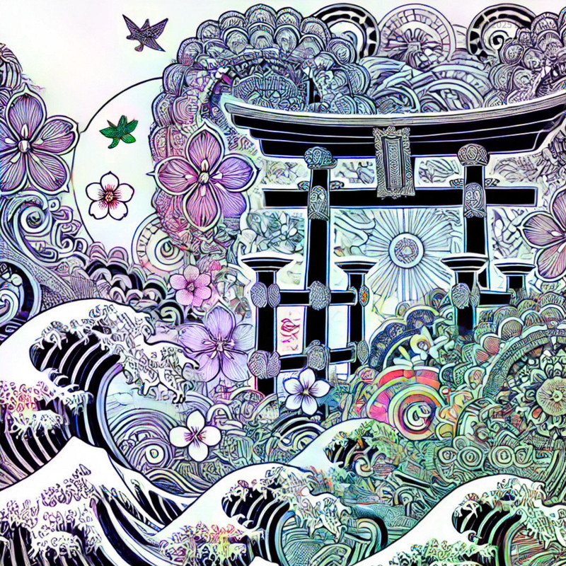 10. Japanese Mandalas