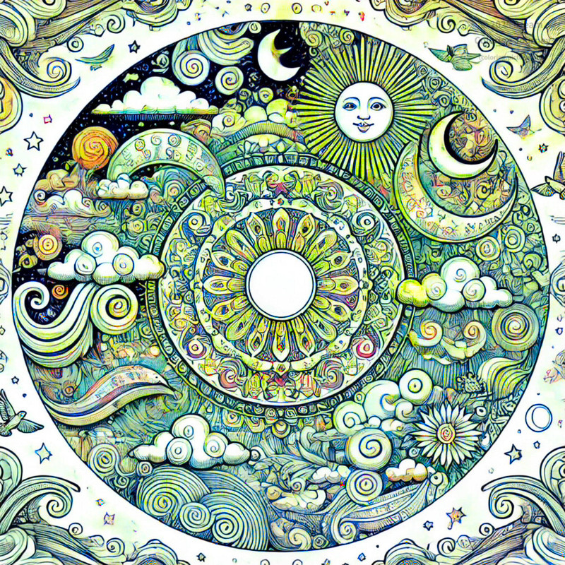 11. Clouds & Sky Mandala
