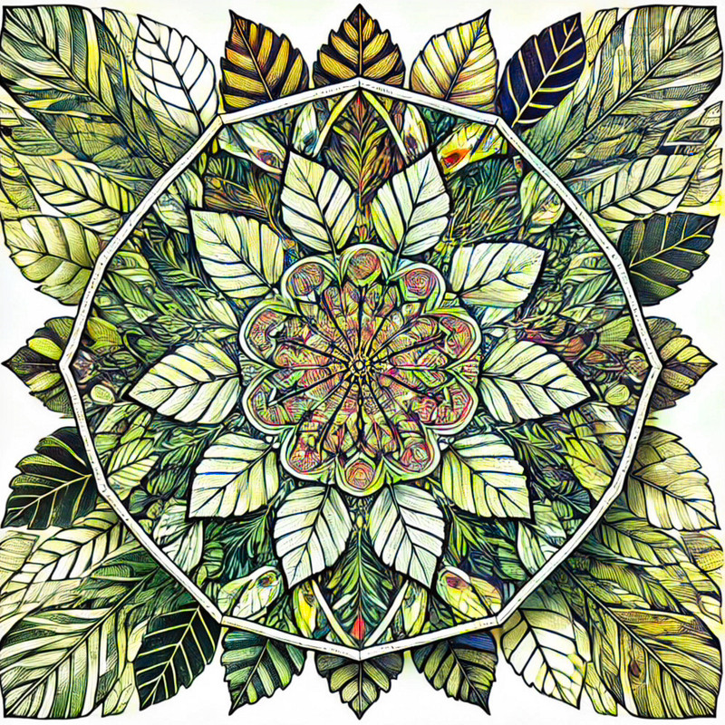 11. Forest Leaves Kaleidoscope